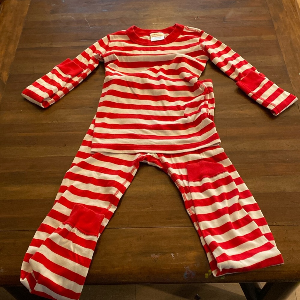 Hanna Anderson Christmas Jammies Size 140